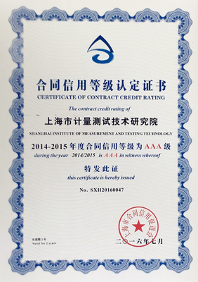 我院蝉联上海市“守合同重信用AAA”最高等级荣誉